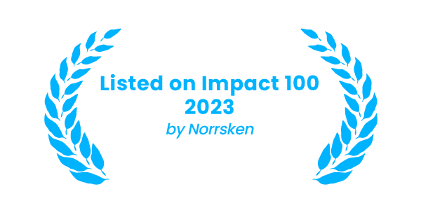 Listed on Impact 100 2023
